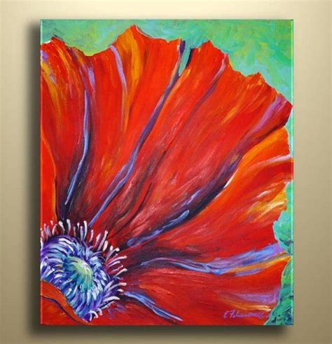 Pin By Suzanne Sandvik On Art Flower Art Painting Poppy Painting