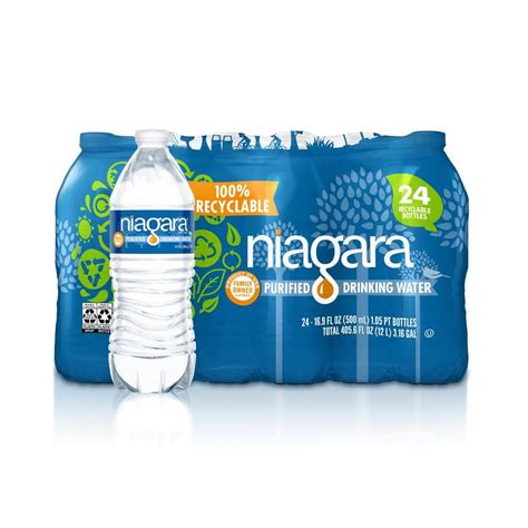 Niagara 169 Fl Oz Purified Drinking Water 24 Pack Full Pallet