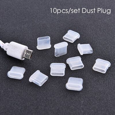 10X Type C Dust Plug USB Charging Port Protector Silicone Cover For