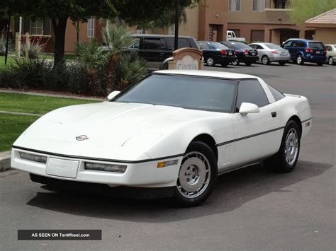 1984 Chevrolet Corvette Coupe White With Black Interior 84 Vette