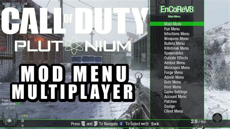 Black Ops Plutonium How To Install Multiplayer Mod Menu T Youtube