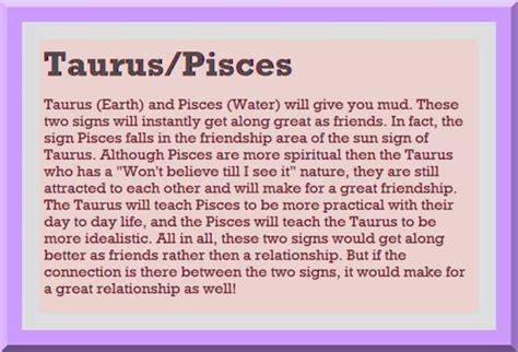 90 Amazing Pisces Compatibility With Taurus Insectza