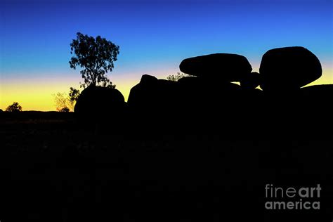 Devils Marbles by night Photograph by Benny Marty - Fine Art America