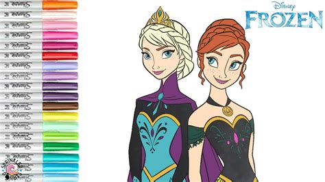 Desenhando Crian As Elsa Em Frozen Para Colorir Imprimir E Descubra