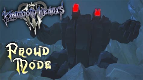 Rock Titan Boss Fight Proud Mode Kingdom Hearts Iii Youtube