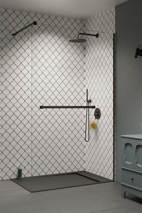 Modo New Brushed Gunmetal Ii With Hanger Shower Enclosure Shower