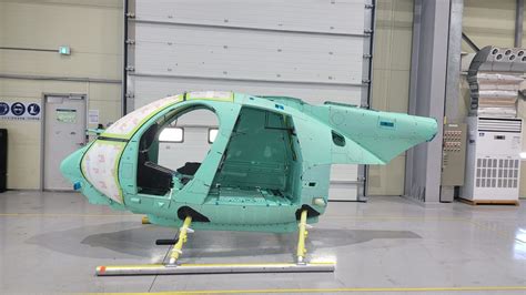 Korean Air Delivers First Fuselage For Boeing Ah 6 Helicopter Programme