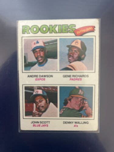 Topps Baseball Rookie Outfielders Ebay