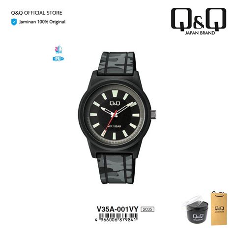 Jual Q Q QnQ QQ Original Jam Tangan Arloji Pria Fashion Analog Rubber