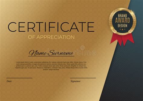 Gold Blank Certificate Border Stock Illustrations – 12,869 Gold Blank ...