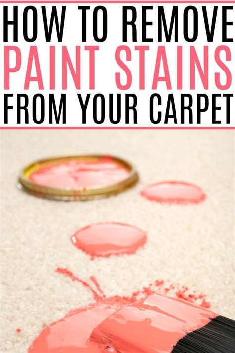 How To Get Paint Out Of Carpet