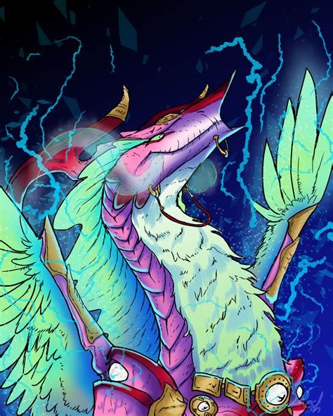 Artstation Tiamat Mother Of Monsters Smite Fanart