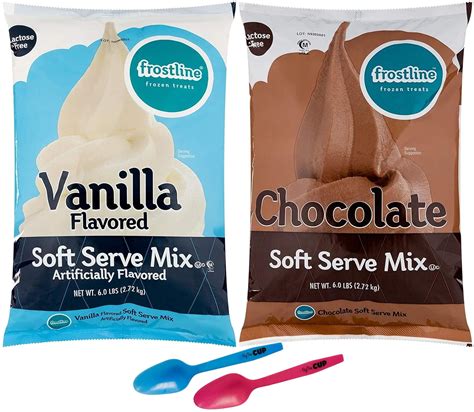 Frostline Lactose Free Soft Serve Mix Variety Chocolate And Vanilla