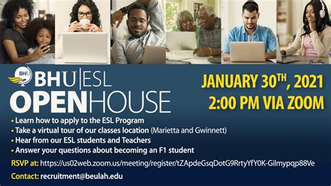 Bhutv Openhouse Esl 2021 Beulah Heights University Inc