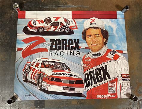 Vintage NASCAR 1987 Alan Kulwicki/zerex/sam Bass Poster 22x18 - Etsy