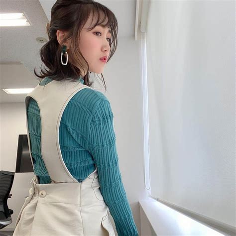 公野舞華さんのインスタグラム写真 公野舞華instagram「﻿ ﻿ ﻿ ﻿ こういうお洋服もっと着たいな〜🥰﻿ ﻿ ﻿ ﻿ ﻿ ﻿