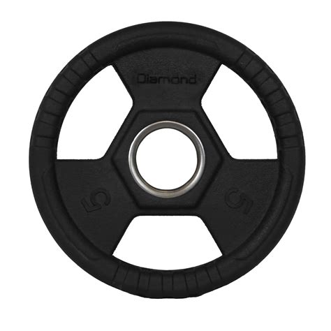 Diamond Disco Ghisa Olimpionico Gommato Tri Grip Mm