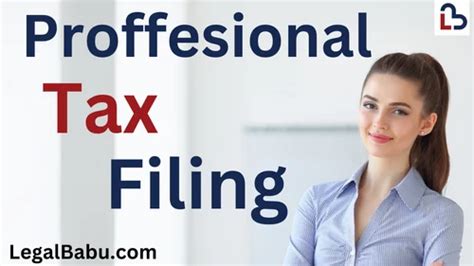 Professional Tax Return Filings At Best Price In Mumbai Id 2850550986373