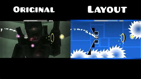 Original Vs Layout Experiment 204 By Hhyper Geometry Dash 21