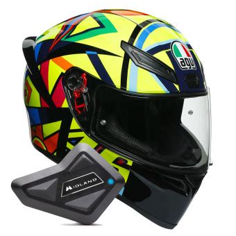 Pack Casco Moto Kit Bluetooth Agv K S Top Soleluna Kit