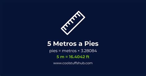 Convertir Metros A Pies Conversi N De M A Ft