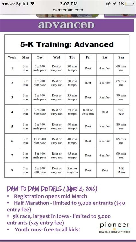 Trainingsplan Laufen Excel Vorlage