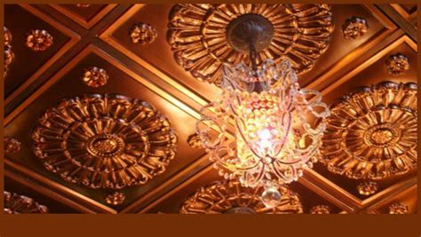 How To Install Faux Copper Ceiling Tiles Shelly Lighting