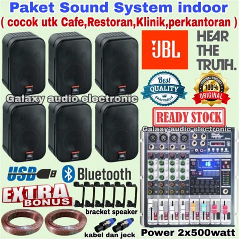 Jual Paket Sound System Jbl Untuk Kafe Cafe Klinik Restoran Isi