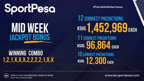 Receive Sportpesa Midweek Jackpot Predictions Todaywin Ksh Million