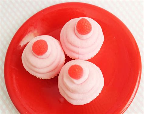 Cupcake Soap Raspberry Creme Loveleesoaps