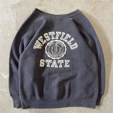 Vintage Vintage 1960s College Sweatshirt Size S Westfield State Grailed