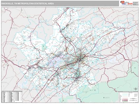 Knoxville Tennessee Wall Map Premium Style By Marketmaps Images And Photos Finder