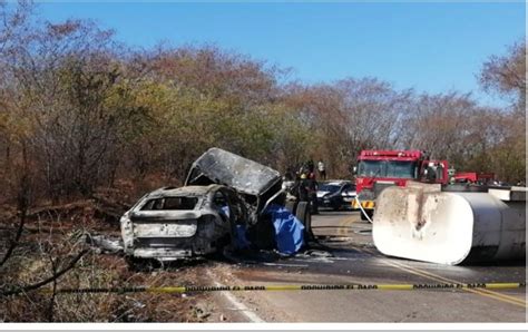 Sinaloa Se Calcinan 5 Tras Choque Entre Camioneta Y Pipa De Agua El Informador