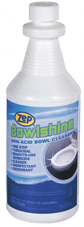 Zep Non Acid Toilet Bowl Cleaner 32 Oz Container Size Bottle Container Type Floral Fragrance