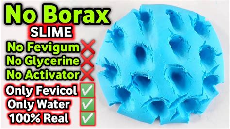 No Borax 100 Working Slime😱 How To Make Slime With Fevicol Without Borax At Home Easy [asmr