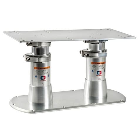 OSCULATI Pied de table à vérin à gaz inox pour bateau 615 x 300mm