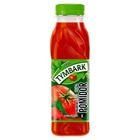 Tymbark Sok 100 pikantny pomidor 300 ml Zakupy online z dostawą do