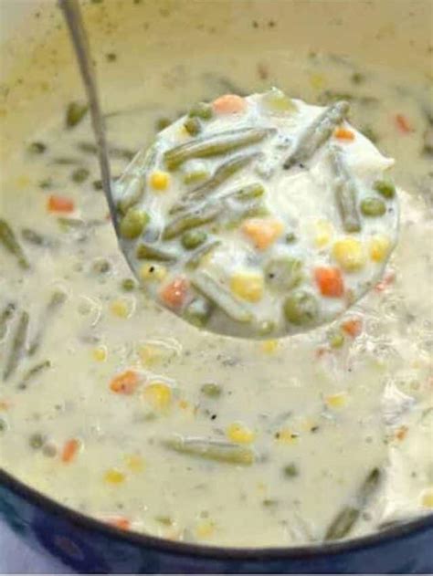 Creamy Vegetable Soup Southern Plate