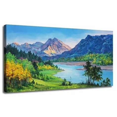 Canvas Un Framed Scenery Painting At Rs 20000 In Gurgaon Id 21453532355