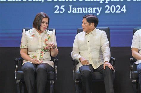 Marcos No Reason To Replace Vp Duterte In Cabinet Despite Feud With