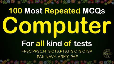 Top 100 Most Repeated Computer Science Mcqs Computer Fundamental Mcq