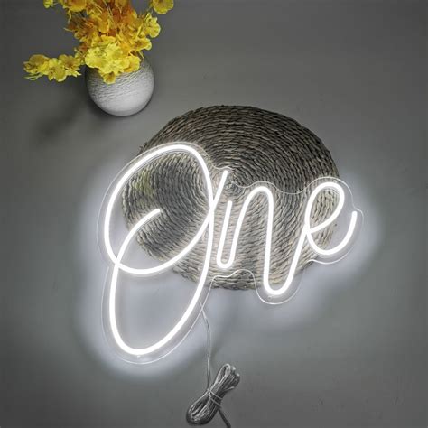 Buy Age One Neon Sign Cool White Balloons4u