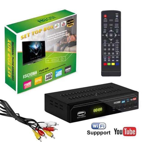 Conversor Tv De Sinal Analógico Para Digital Hdtv Set Box Cem