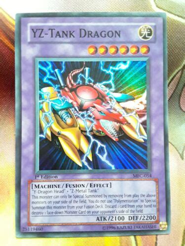 Yugioh Yz Tank Dragon Super Rare Mfc St Edition Lightly Played Ebay