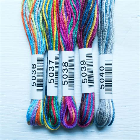 Cosmo Embroidery Thread Season Variegated Se80 5040 100 Cotton Cosmo