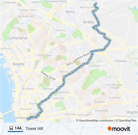 14a Route Schedules Stops Maps Tower Hill Updated