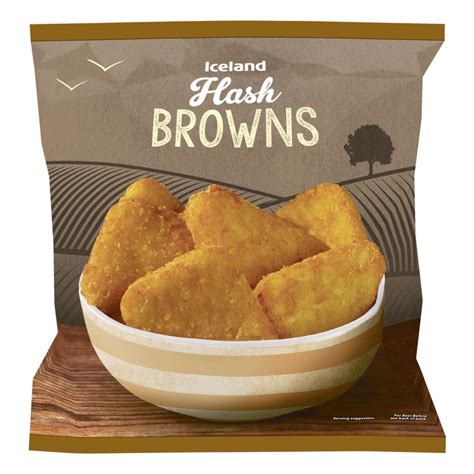 Iceland Hash Browns 800g Food Hashbrowns Frozen Food