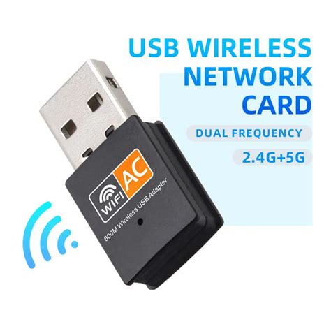 600m Dual Band Wireless Adapter With 5g Connectivity For Computer And External Usb 2140 Usb