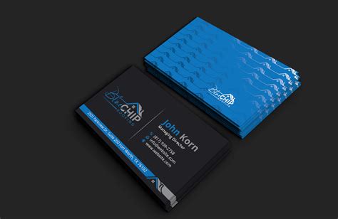 Elegant Playful Business Card Design For A Company By DesignerShahadat