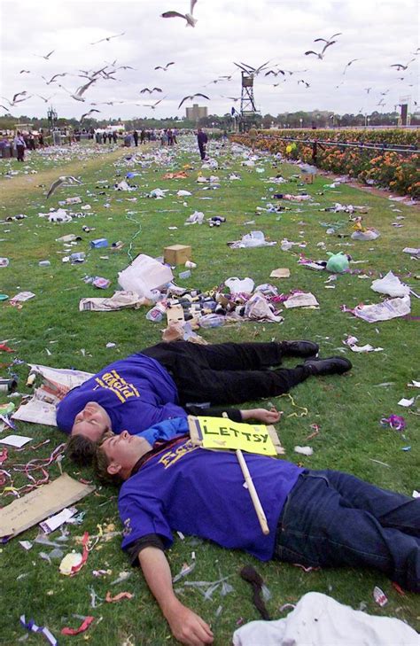 Past Melbourne Cup Worst Drunk Disorderly Racegoers Gallery